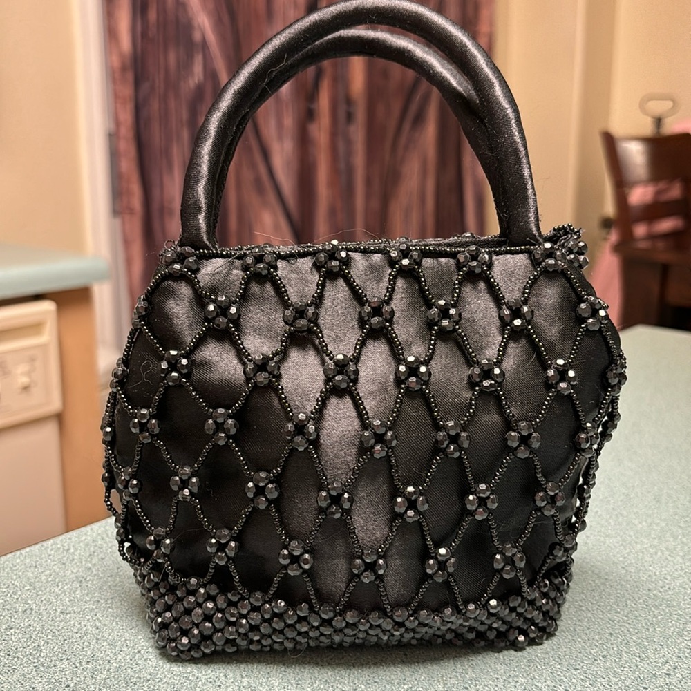 Lancôme mini beaded purse